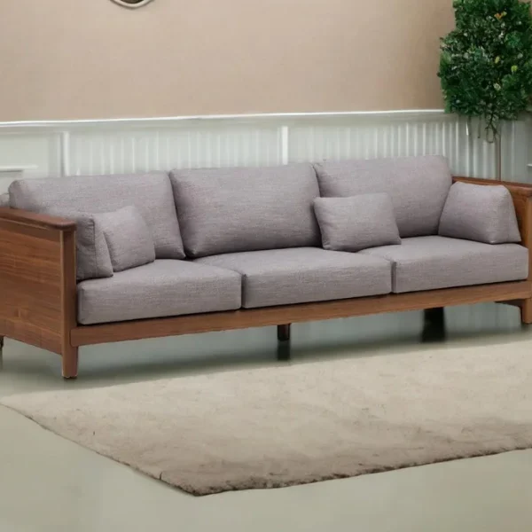 Denis Teak 3 Seater Sofa