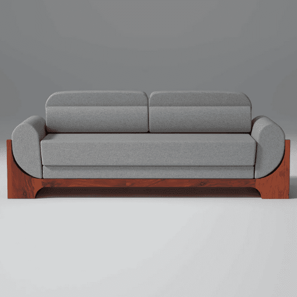 3 Seater modern Sheesham Wooden Sofa