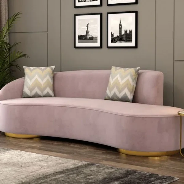 Osbert 3 Seater Curved Sofa