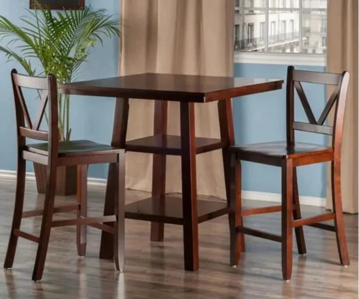 2 Seater Solid Wood Dining Set (1)