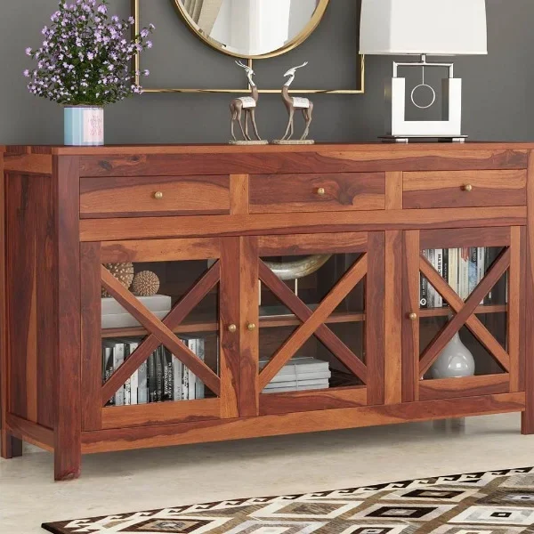 Adelie Sheesham Wood cabinet Sideboard