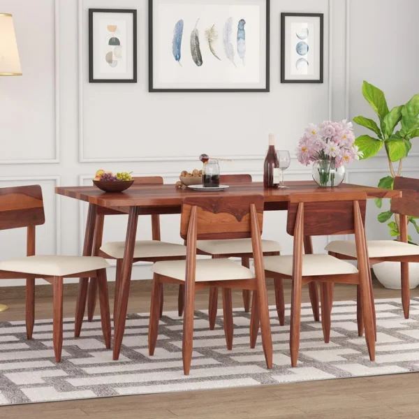 Aleena 6 Seater With Cushion Dining Set