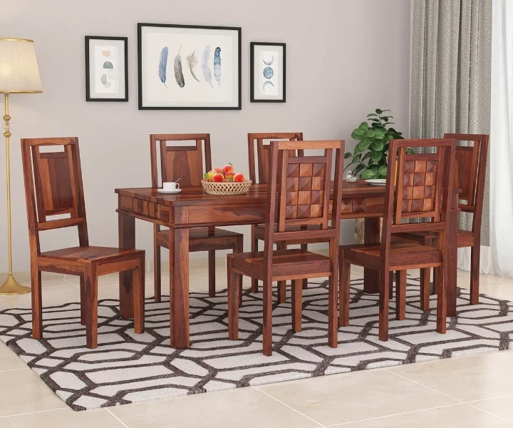 Aqua 6 Seater Dining Set (4)