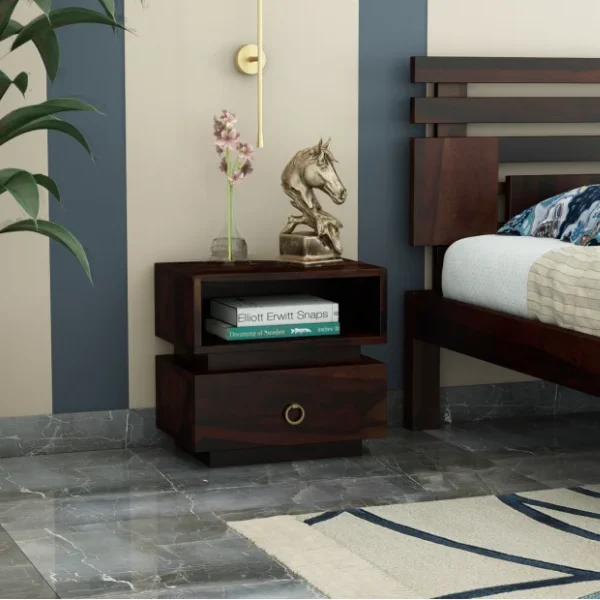 Berlin Wooden Bedside Table