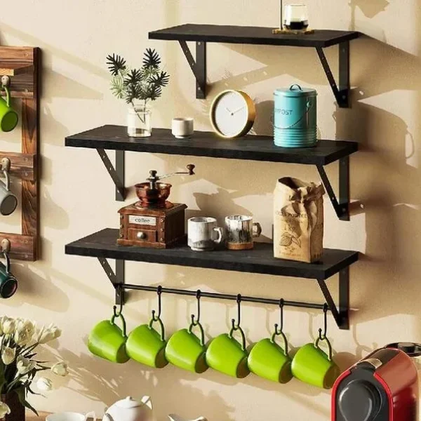 Floating Wall & Kitchen Shelves Mounted Multifunctional Storage Shelf