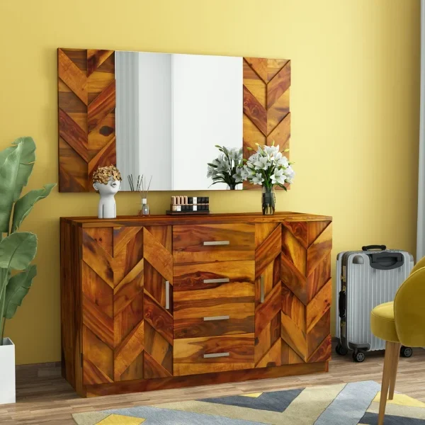 Traces  Wooden Dressing Table