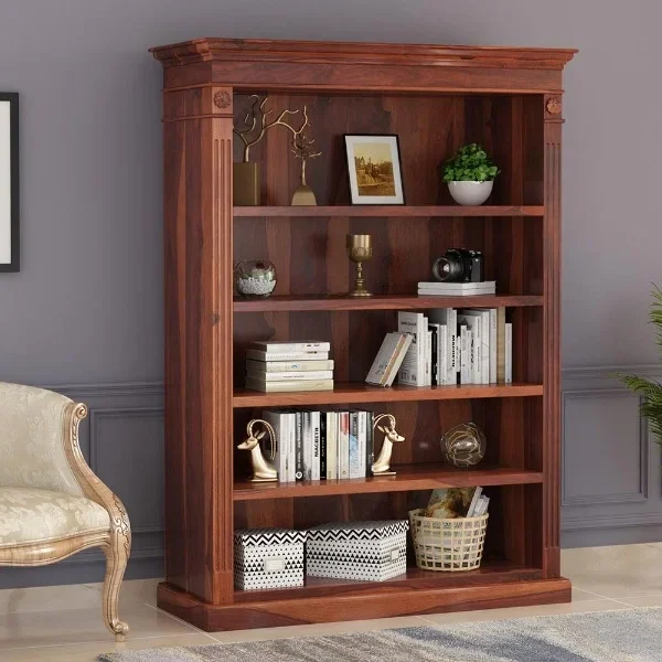 Binder Solid Wood Book Shelf