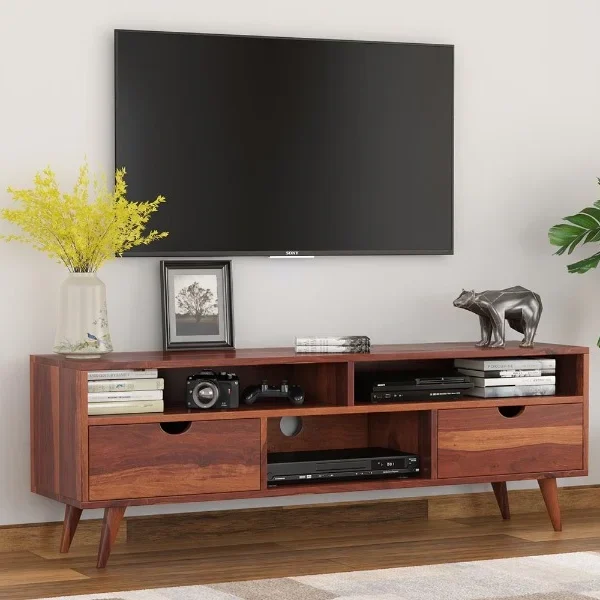 Flora Sheesham Wood TV Cabinets